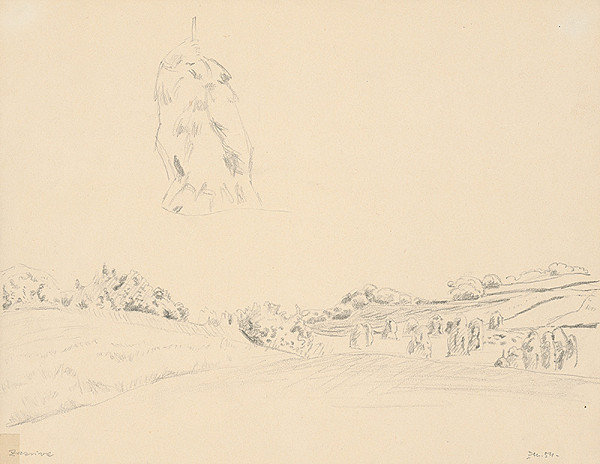 Emil Makovický – Kôpky sena v krajine 