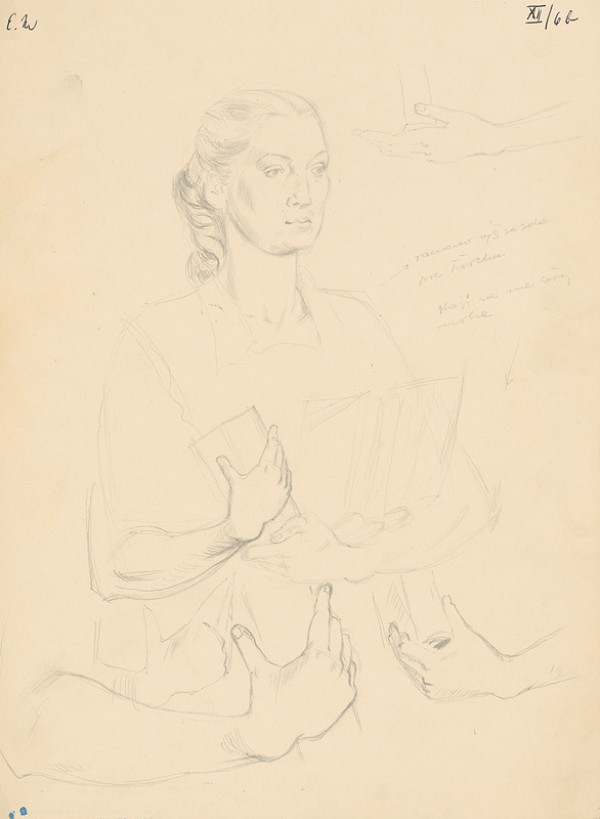 Emil Makovický – Skica k návrhu na diplom Matice slovenskej 