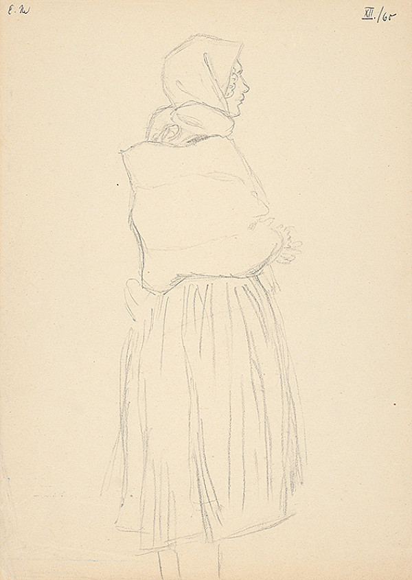 Emil Makovický – Žena vo vlniaku 