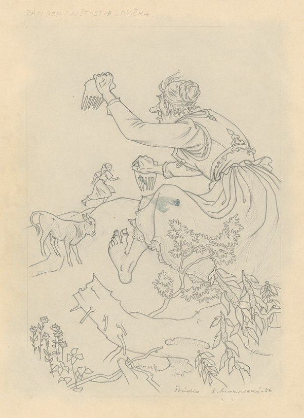 Emil Makovický – Pánboh daj šťastia lavička 