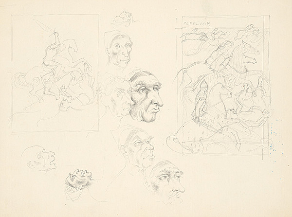 Emil Makovický – Náčrty k ilustráciám 