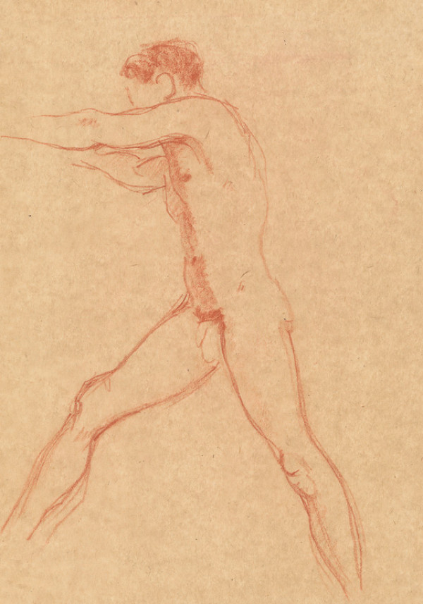 Emil Makovický – Mužský akt I. 