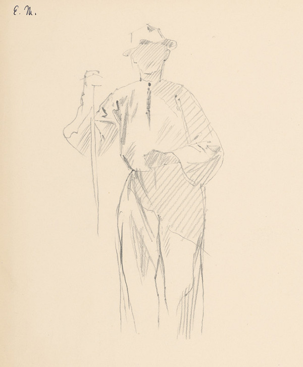 Emil Makovický – Štúdia mužskej figúry 