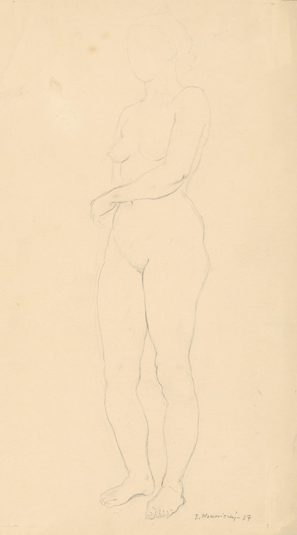 Emil Makovický – Ženský akt 
