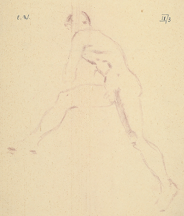 Emil Makovický – Mužský akt v pohybe 