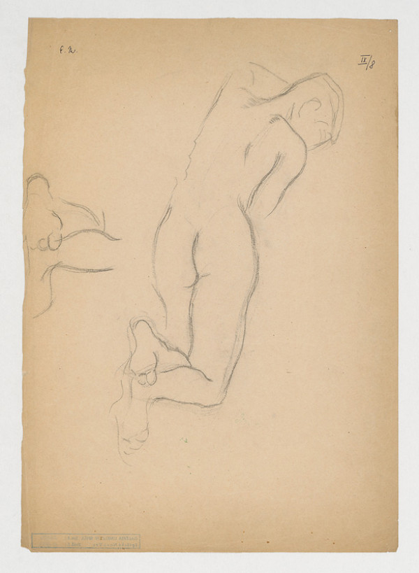 Emil Makovický – Ležiaci mužský akt 