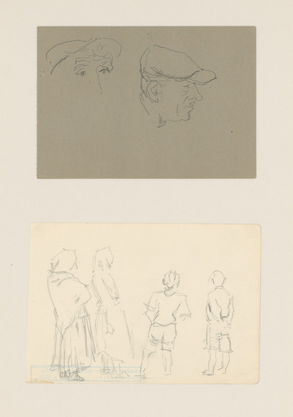 Emil Makovický – Dve portrétne a figurálne štúdie 