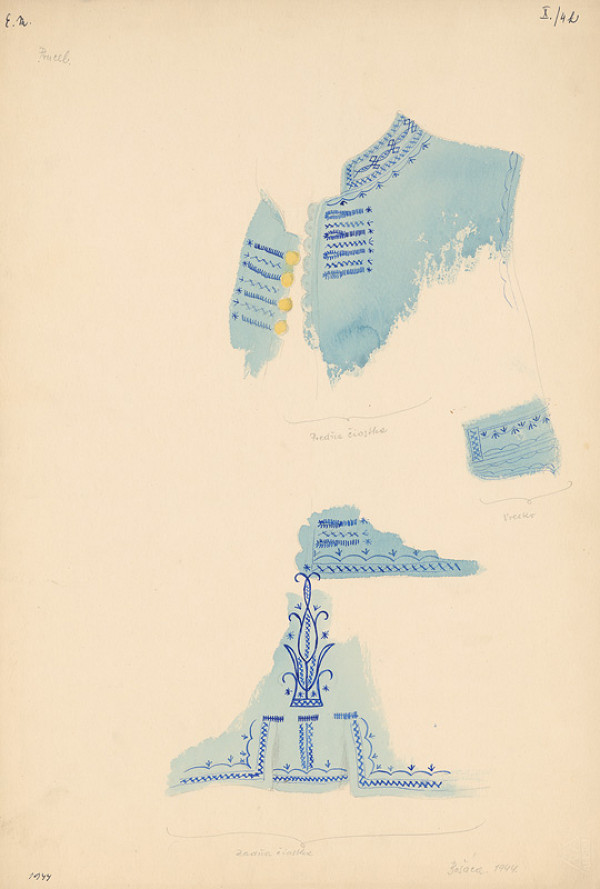 Emil Makovický – Detaily bošáckeho kroja 