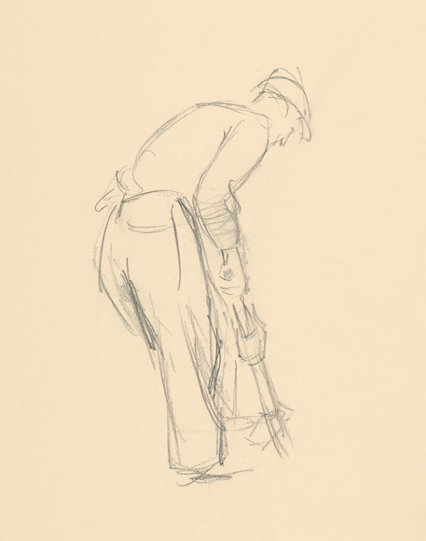 Emil Makovický – Muž pri práci na poli III. 