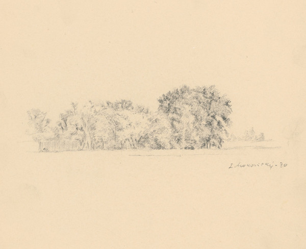 Emil Makovický – Krajinárska štúdia 