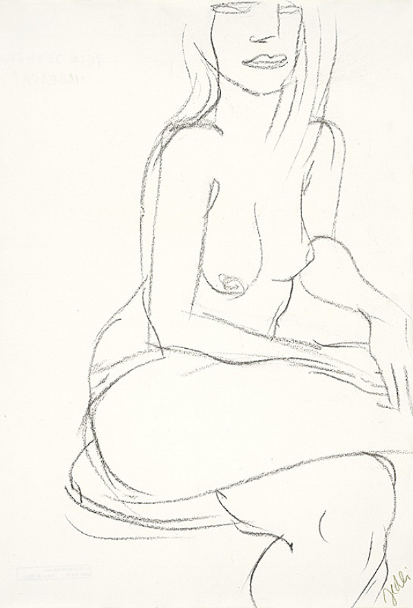 Petr Jedlička – Štúdia ženského aktu I. 