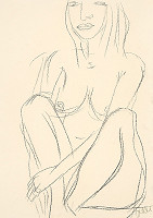 Petr Jedlička – Štúdia ženského aktu III. 