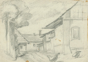 Ján Polom – Ulička v Spišskej Novej Vsi 