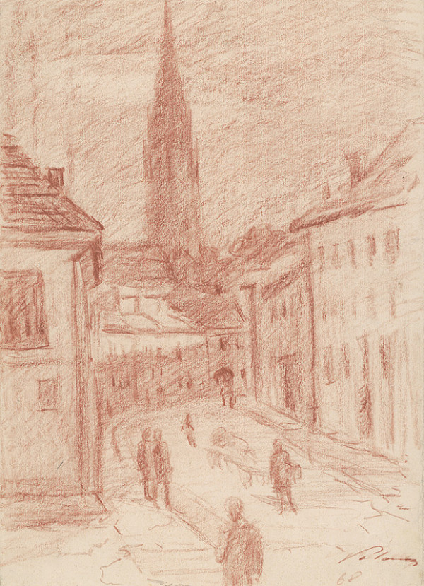 Ján Polom – Levočská ulica v Spišskej Novej Vsi 