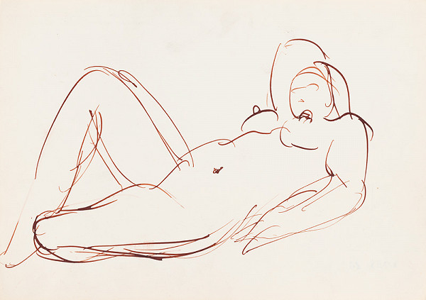 Ladislav Kacvinský – Štúdia ženského aktu 