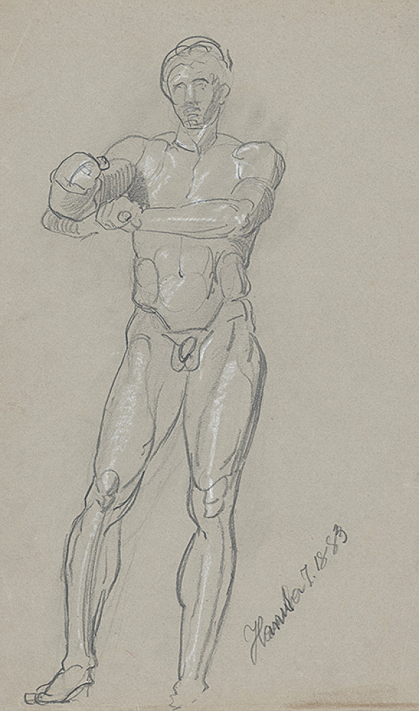 Jozef Hanula – Štúdia mužskej figúry 