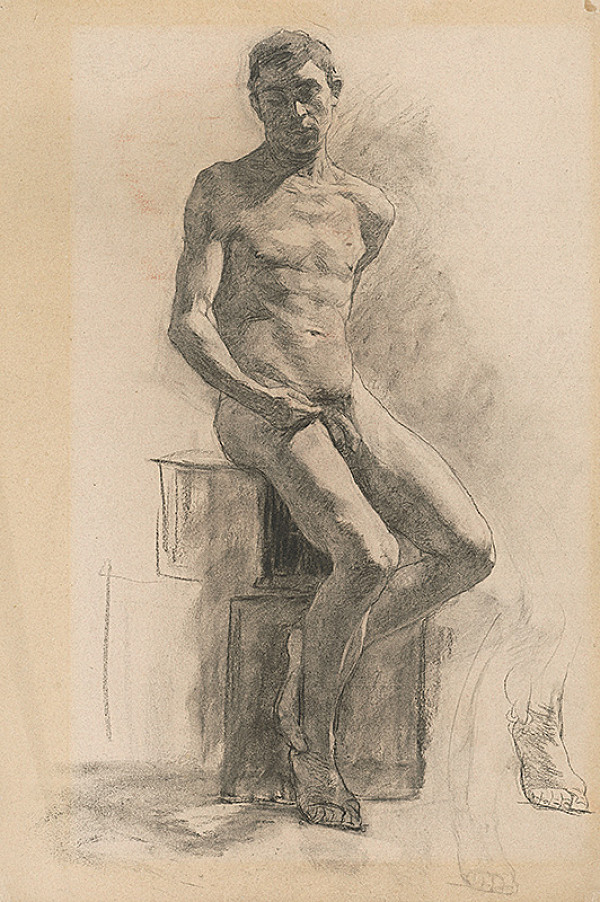 Jozef Hanula – Štúdia mužského aktu 