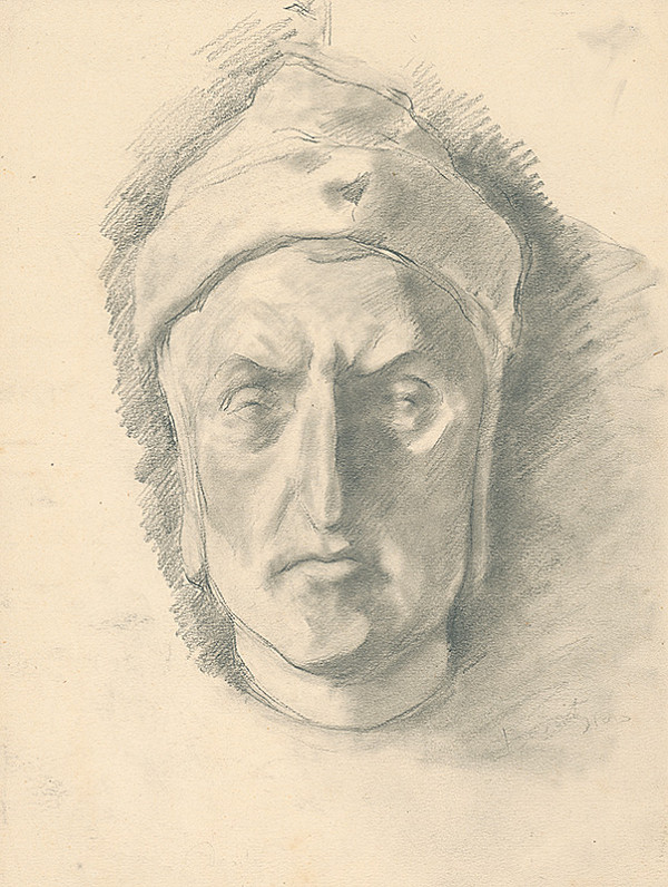 Andor Borúth – Štúdia hlavy 