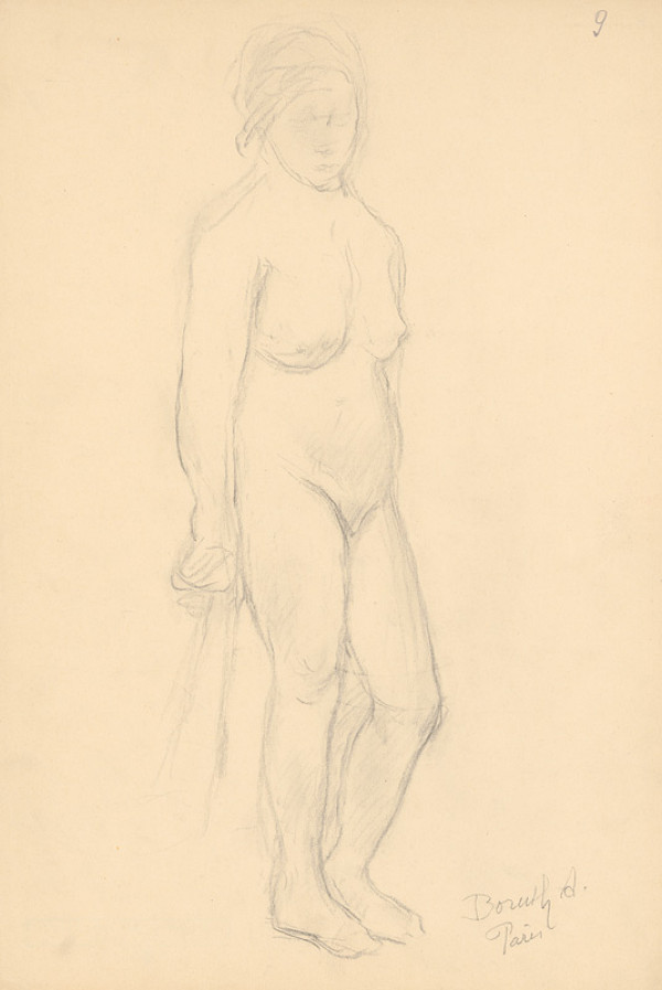 Andor Borúth – Skica ženskej postavy 