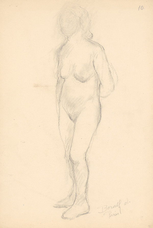 Andor Borúth – Skica ženskej postavy 