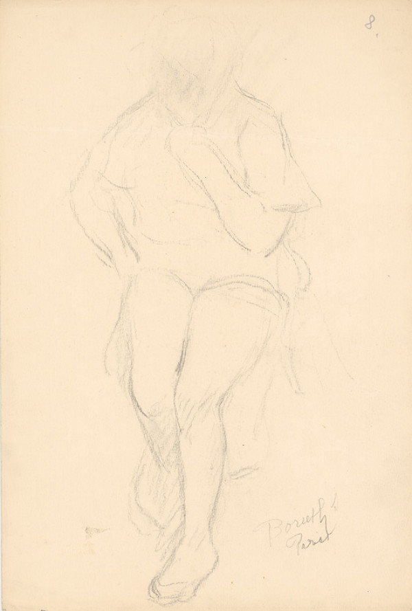 Andor Borúth – Skica ženskej postavy 