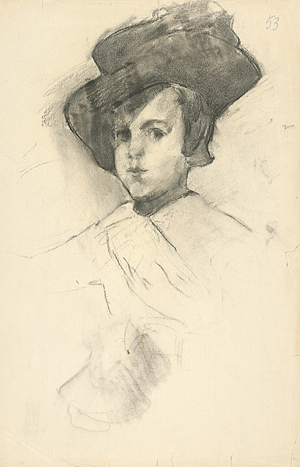 Andor Borúth – Portrét dievčatka 