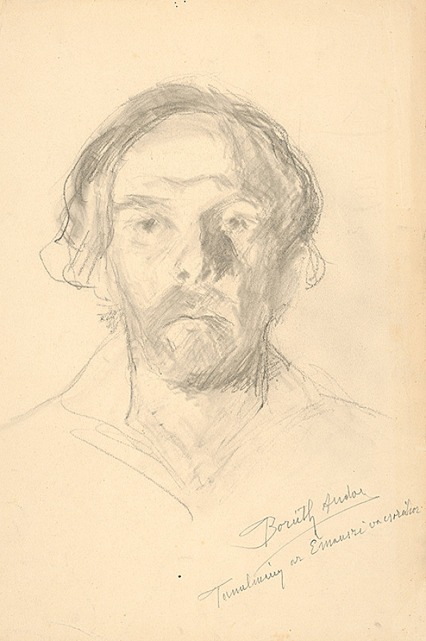 Andor Borúth – Štúdia k večeri v Emauzoch 