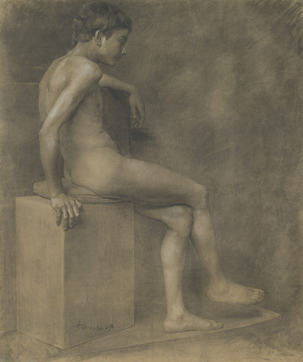 Jozef Hanula – Sediaci chlapec 