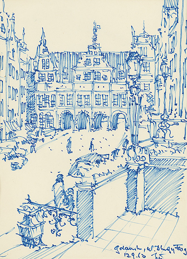 Ján Šimo-Svrček – Gdaňsk - Dlhý trh 