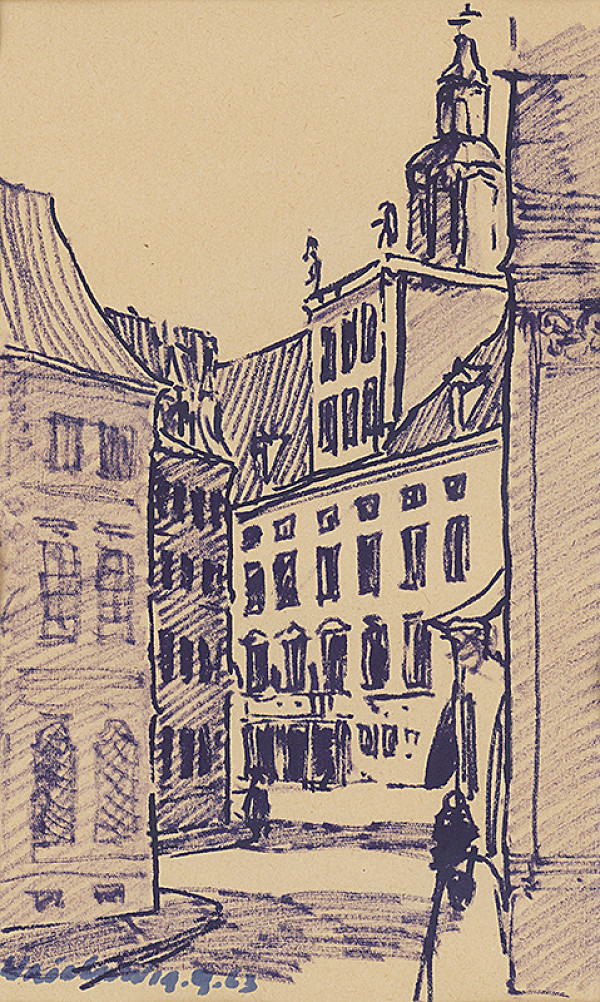 Ján Šimo-Svrček – Wróclaw - námestie 