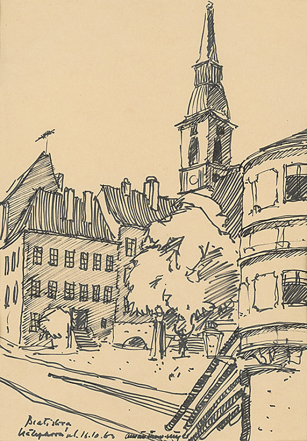 Ján Šimo-Svrček – Bratislava - Nálepkova ulica 