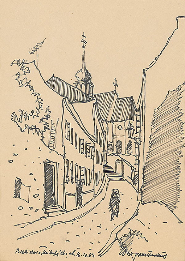 Ján Šimo-Svrček – Bratislava - Mikulášská ulica 