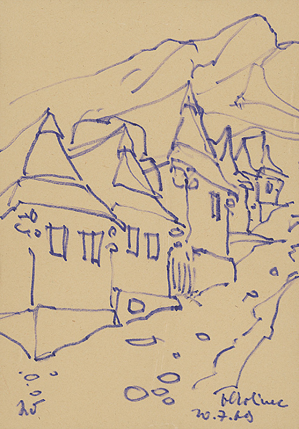 Ján Šimo-Svrček – Vlkolinec IV. 