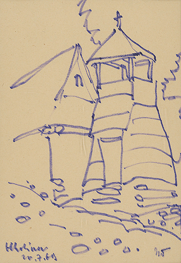 Ján Šimo-Svrček – Vlkolinec VI. 