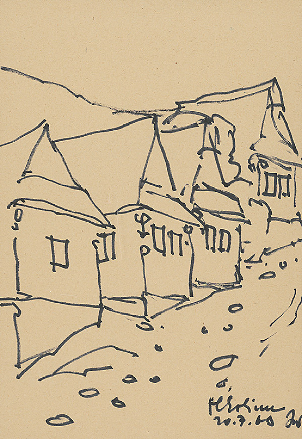 Ján Šimo-Svrček – Vlkolinec VII. 