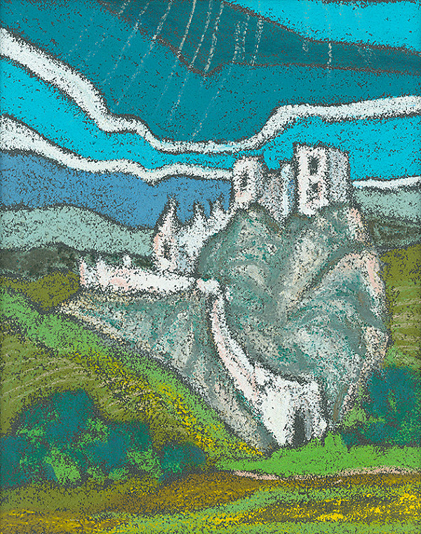 Ján Šimo-Svrček – Beckovský hrad - zrúcaniny 