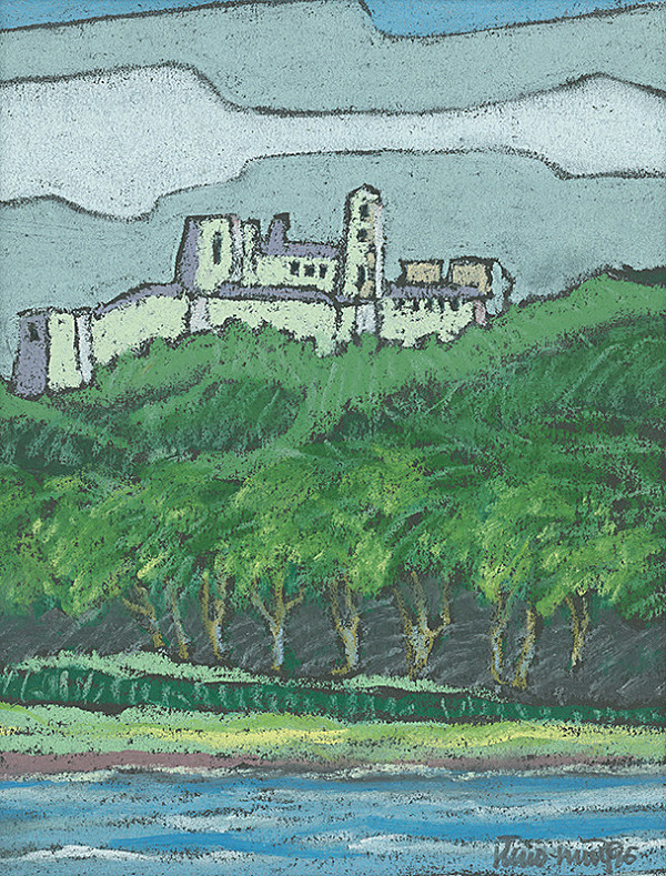 Ján Šimo-Svrček – Zborovský hrad - zrúcaniny 