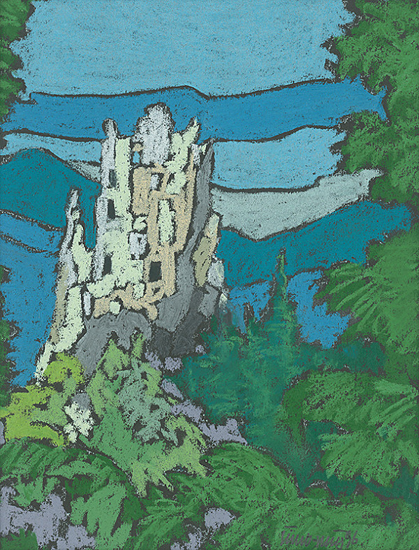 Ján Šimo-Svrček – Starý hrad pri Varíne - zrúcaniny 