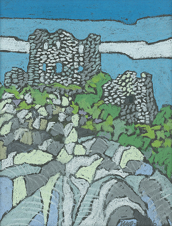 Ján Šimo-Svrček – Turiansky hrad hrad - zrúcaniny 