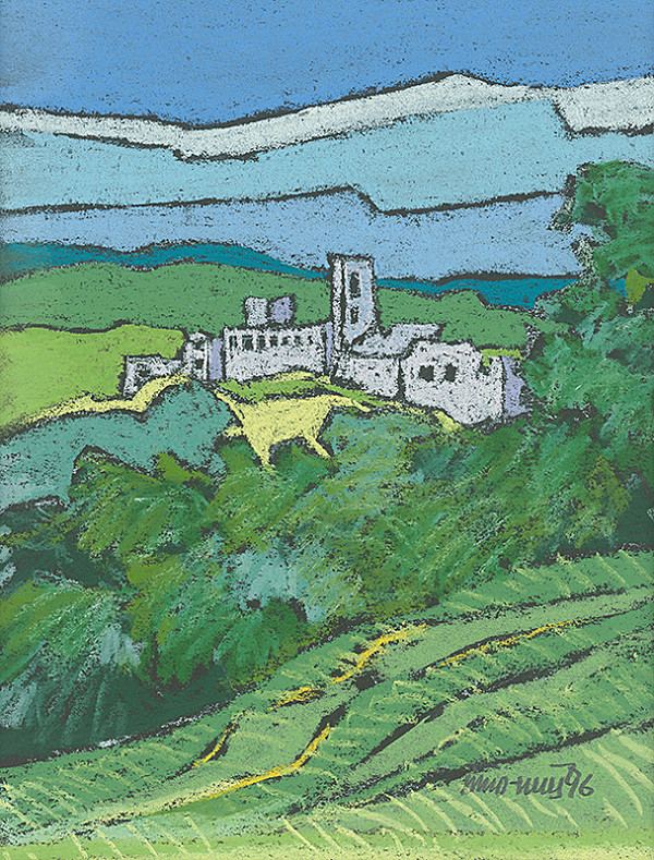 Ján Šimo-Svrček – Hrad Dobrá Voda - zrúcaniny 