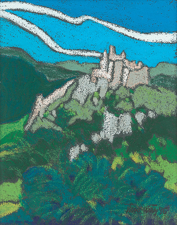 Ján Šimo-Svrček – Hrad Ostrý Kameň - zrúcaniny 