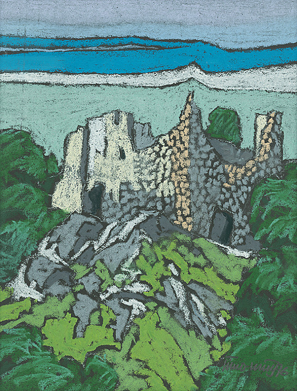 Ján Šimo-Svrček – Znievsky hrad - zrúcaniny 