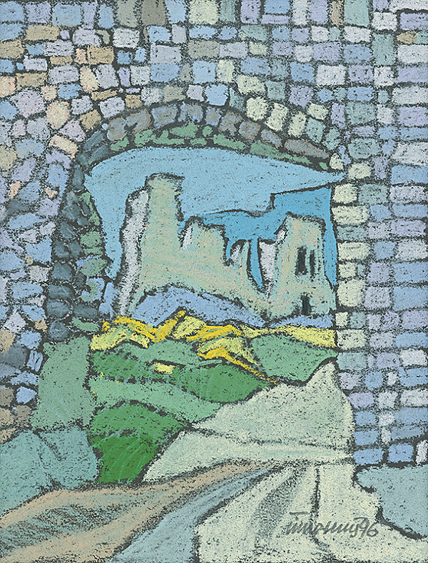 Ján Šimo-Svrček – Čachtický hrad II. - zrúcaniny 