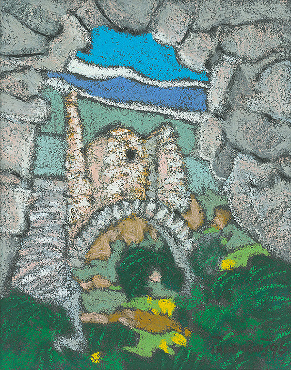 Ján Šimo-Svrček – Blatnický hrad - zrúcaniny 