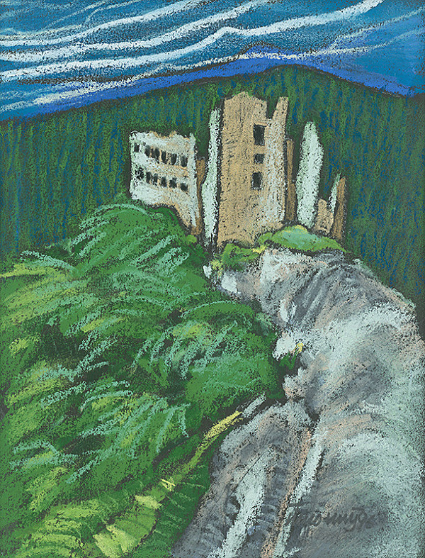 Ján Šimo-Svrček – Šášovský hrad - zrúcaniny 