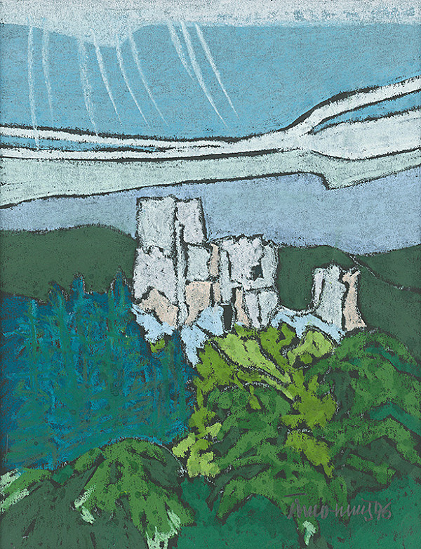 Ján Šimo-Svrček – Hrad Rovinište - zrúcaniny 