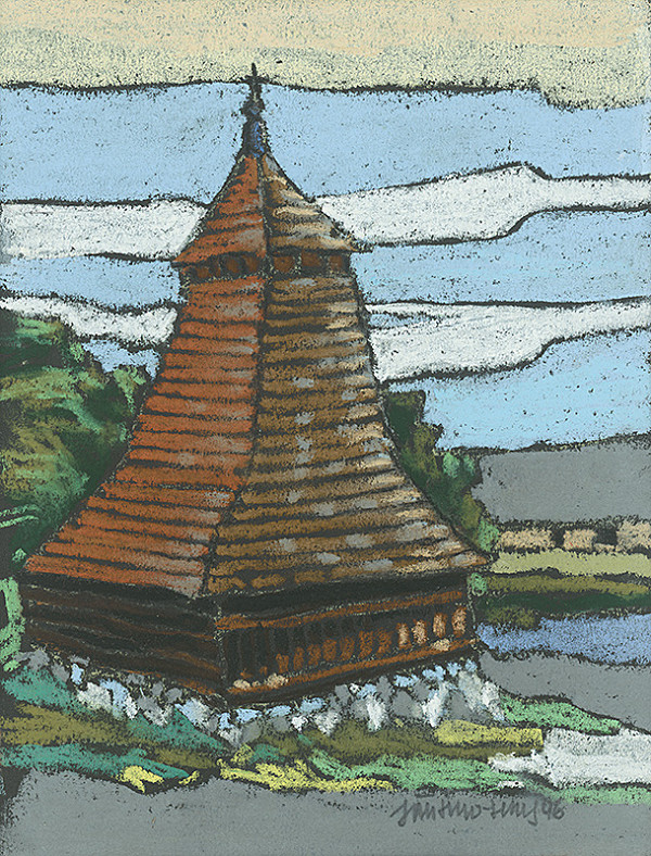 Ján Šimo-Svrček – Drevený kostolík Janovce 