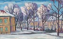 Juraj Škatulár – Ulica v Spišskej Novej Vsi 