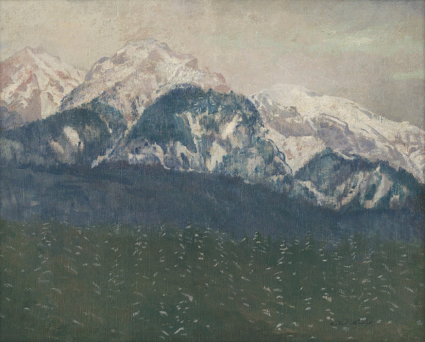 Ferdinand Katona – Pohľad na Vysoké Tatry 