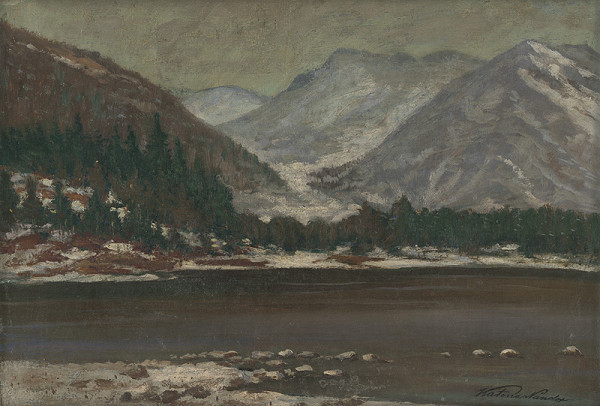 Ferdinand Katona – Pohľad na Vysoké Tatry 